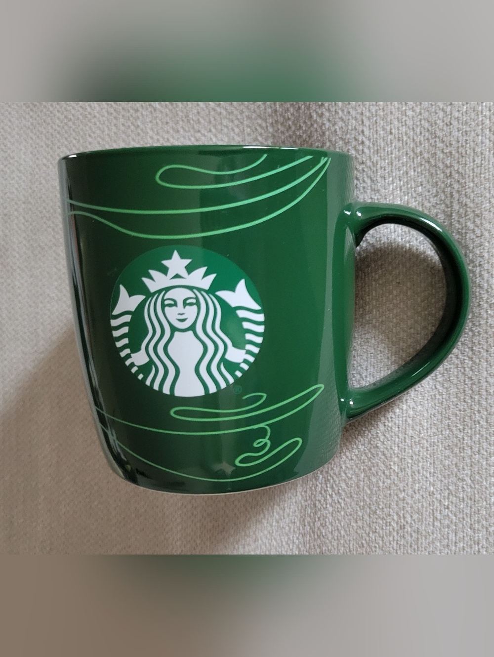 Starbucks Green Swirl Mermaid Logo Ceramic Coffee Tea Mug 2020